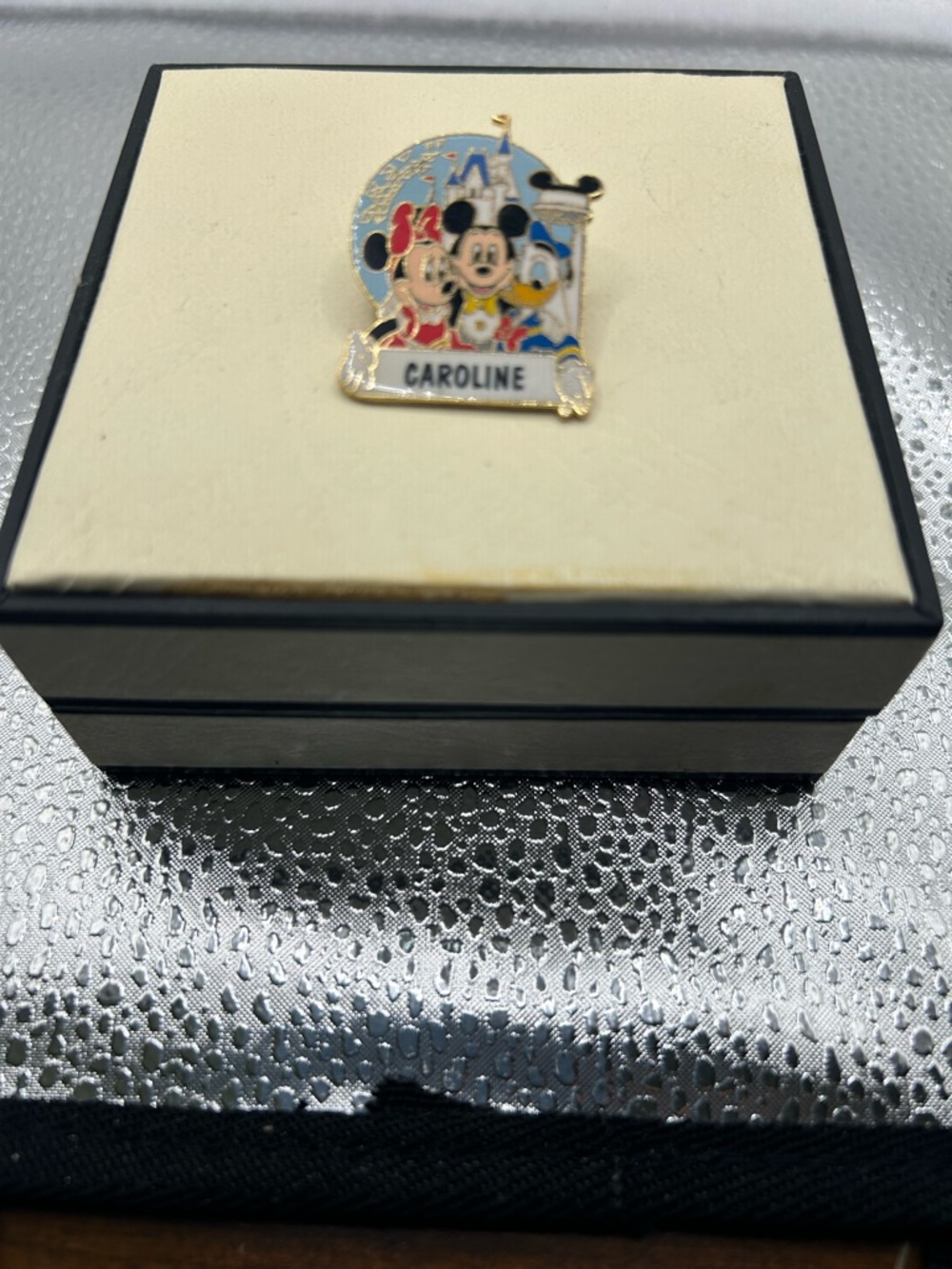 Vintage Walt Disney World personalized name pin collectible enamel trading pin - Picture 2 of 4